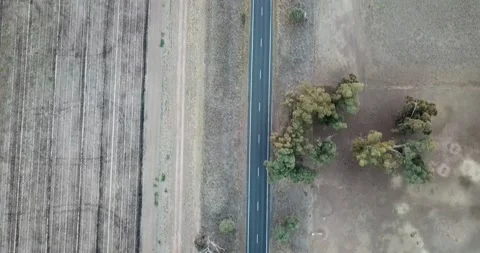 Overhead Australian Highway Stock Footage 156902528
