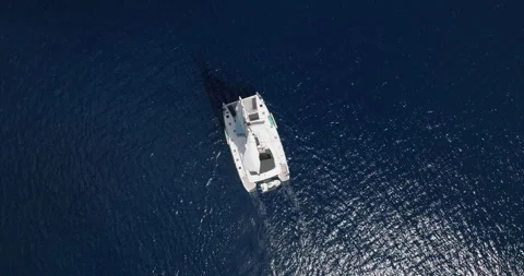 Overhead Boat Stock Footage 339621558