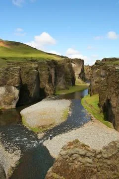 Overhead canyon Foto stock