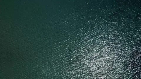 Overhead of Catamaran Flyover in Greece Stock Footage 330074247