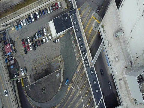 Overhead City 4K Stock Footage 73749002