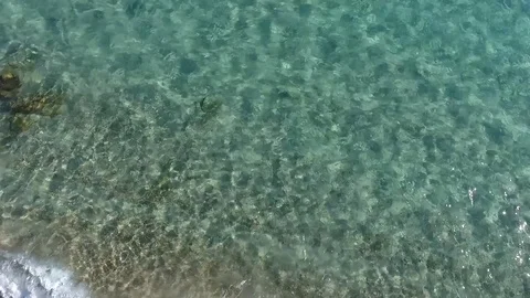 Overhead clear waters Video stock 128799816