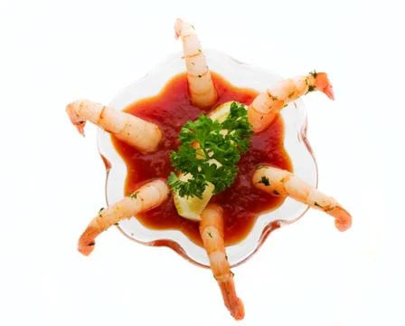 Overhead cocktail Foto stock