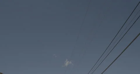 Overhead driving plate - Highway 150 at Anlauf Canyon, Ojai Vídeo Stock 294702437