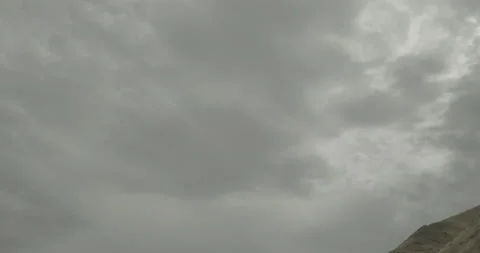 Overhead driving plate - I-80 at Mile 34, Storey County Stock Footage 285350053