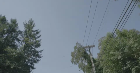 Overhead driving plate - West Burnside Street at Southwest Miller Road, Portland Vídeos de archivo 255534214