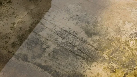 Overhead electric wires getting reflected on the water gathered on the floor. Vídeos de archivo 117128140