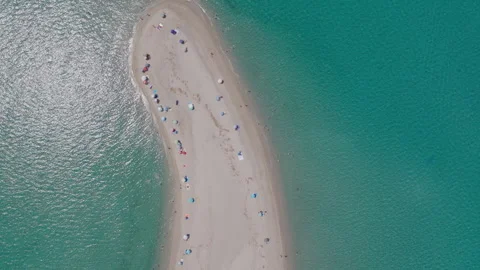 Overhead flight along Possidi Cape Stock Footage 270844025