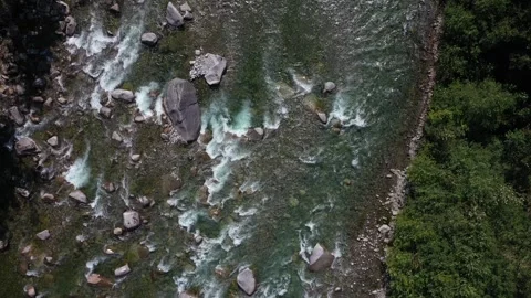 Overhead of Icicle Creek Stock-Footage 278761841