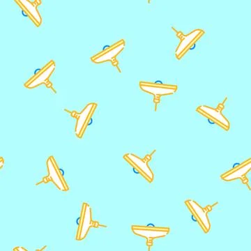 Overhead lighting living room vector seamless pattern Stock Illustration