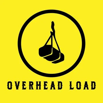 Overhead Load Symbol Stock Illustration