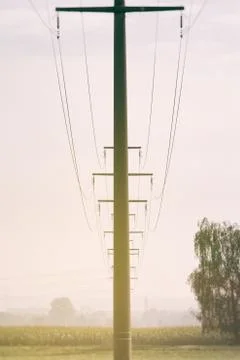 An overhead mast Stock Photos