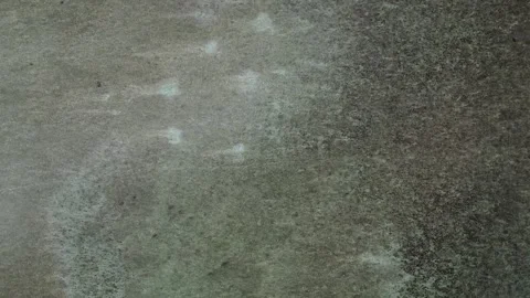 Overhead ocean waves breaking over shallow coral reef. Nice aerial view drone Stock Footage 344620482