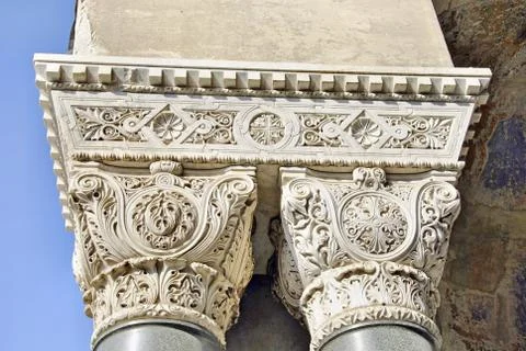 Overhead part of column Stock Photos