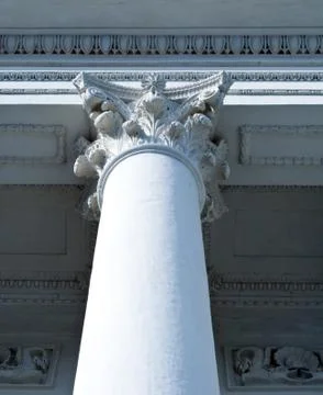 Overhead part of column Stock Photos