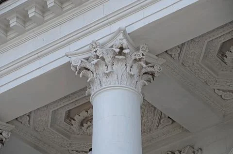 Overhead part of column Stock Photos