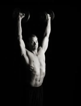 Overhead press Stock Photos