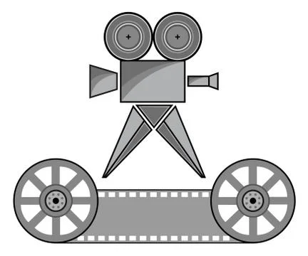 Overhead projector Stock Illustration