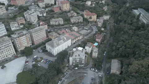 Overhead shot of Genoa Stock Footage 301796162
