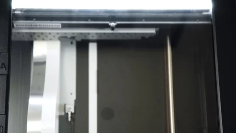 Overhead shot of a scanner at work. Stock Footage 113571921
