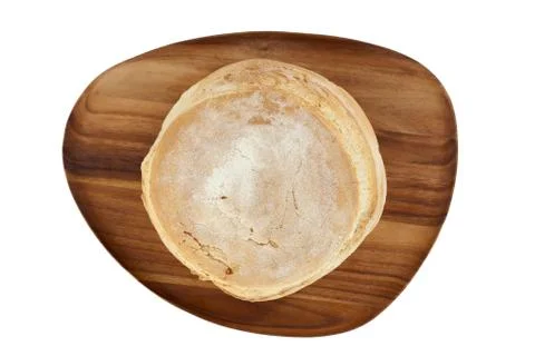 Overhead shot on slice bread Stock Photos