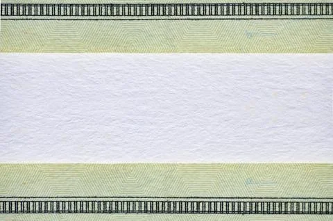 An overhead shot of a white surface with frames on the top and bottom - great Foto stock