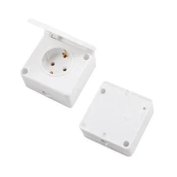 Overhead socket isolated Stock Photos