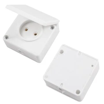 Overhead socket isolated Stock Photos