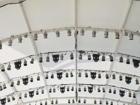 Overhead Stage Lighting Stock Photos