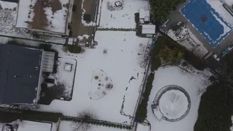 Overhead Straight Down Staten Island Houses Stock Footage 327825243