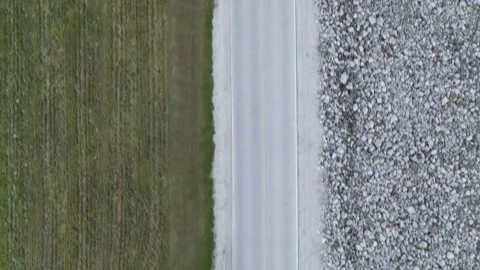 Overhead tracking road Video stock 320134274