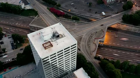 Overhead Traffic Hyperlapse Stock Footage 205562141