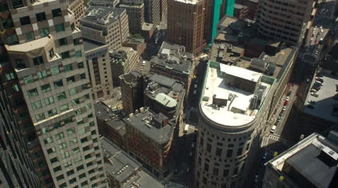 Overhead view of city timelapse Video stock 23713311