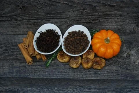 Overhead view fall concept Stock Photos