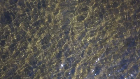 Overhead View of Lake Ripples Stock Footage 99065200