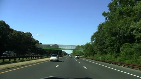 Overhead walkway Stock Footage 8601941