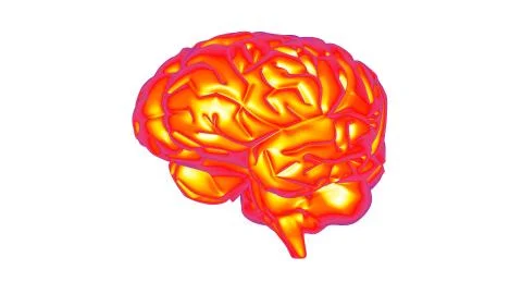 Overheat brain Illustrazione stock