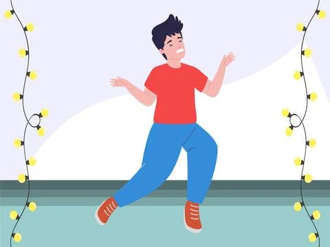 Overjoyed Concept Illustration Stock Illustration