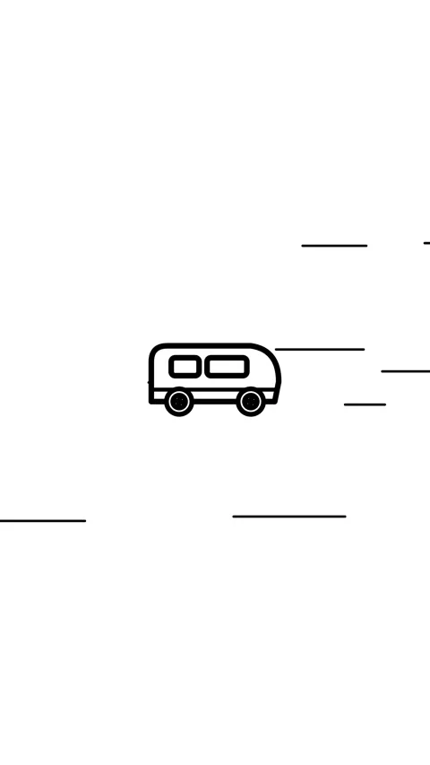 The Overland Road Trip Sequence Loop Vídeos de archivo 334091726