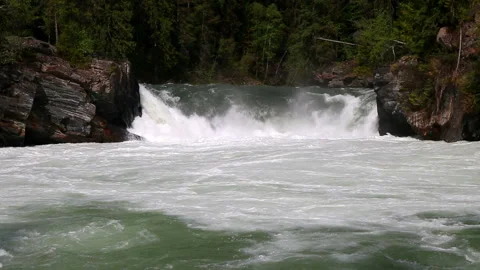 Overlander Falls Fraser River Stock Footage 156543657