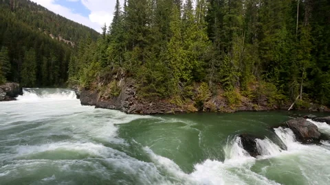 Overlander Falls Fraser River Video stock 156545146