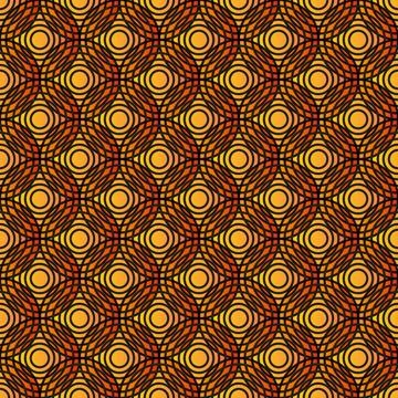 Overlap Circle Pattern Orange Overlap Circle Pattern. Copyright: xZoonar.c... 写真素材