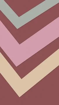 Overlapping angular paper-like bands create a refined burgundy, pink, beige.. Stock Illustration
