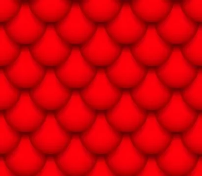 Overlapping circle shapes repeating pattern. Vector graphics. Stock Illustration