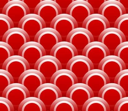 Overlapping circle shapes repeating pattern. Vector graphics. 스톡 일러스트
