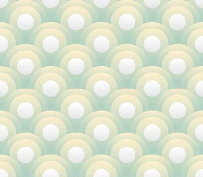 Overlapping circle shapes repeating pattern. Vector graphics. 스톡 일러스트
