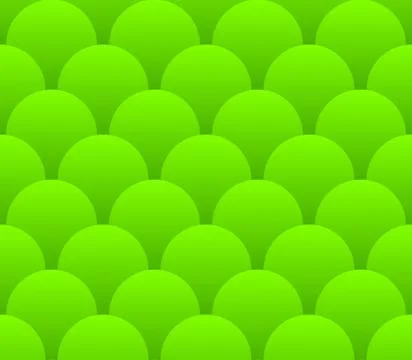 Overlapping circle shapes repeating pattern. Vector graphics. Stock Illustration