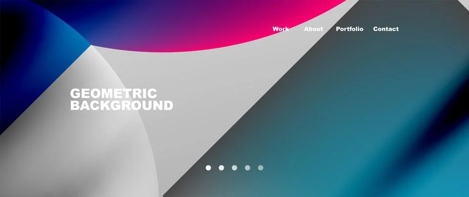 Overlapping circles abstract background template 스톡 일러스트