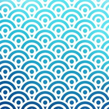 Overlapping circles pattern Stockillustratie