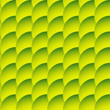 Overlapping circles seamless pattern, monochrome background. Shaded circles. Illustrazione stock